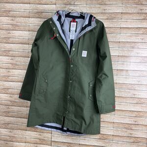 Topo Designs Tech Trench Raincoat Women’s Medium Green
